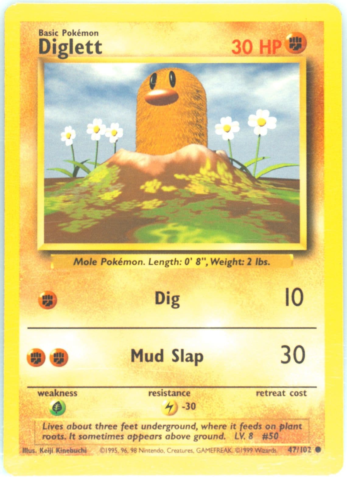 Diglett (47) 1999 Pokemon Game
