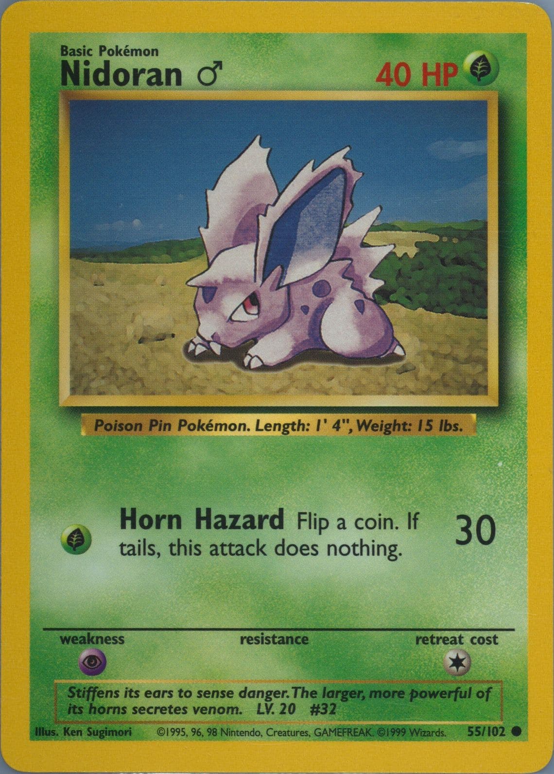 Nidoran (55) 1999 Pokemon Game