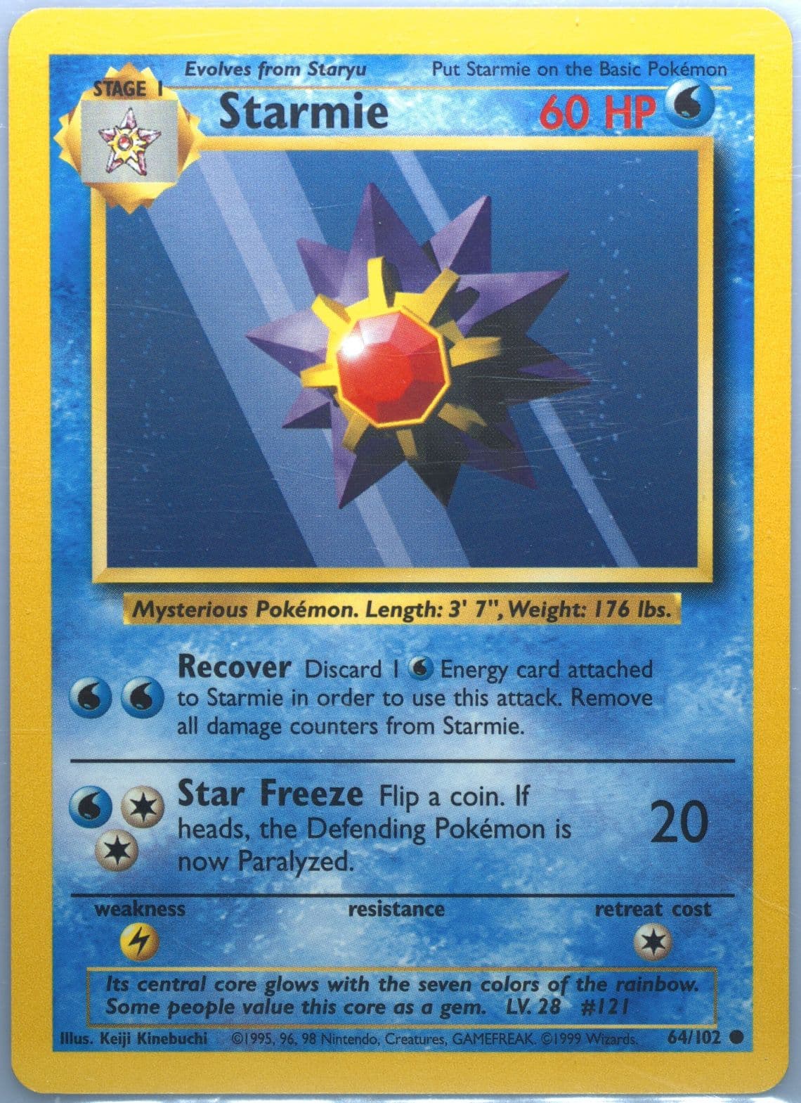 Starmie (64) 1999 Pokemon Game