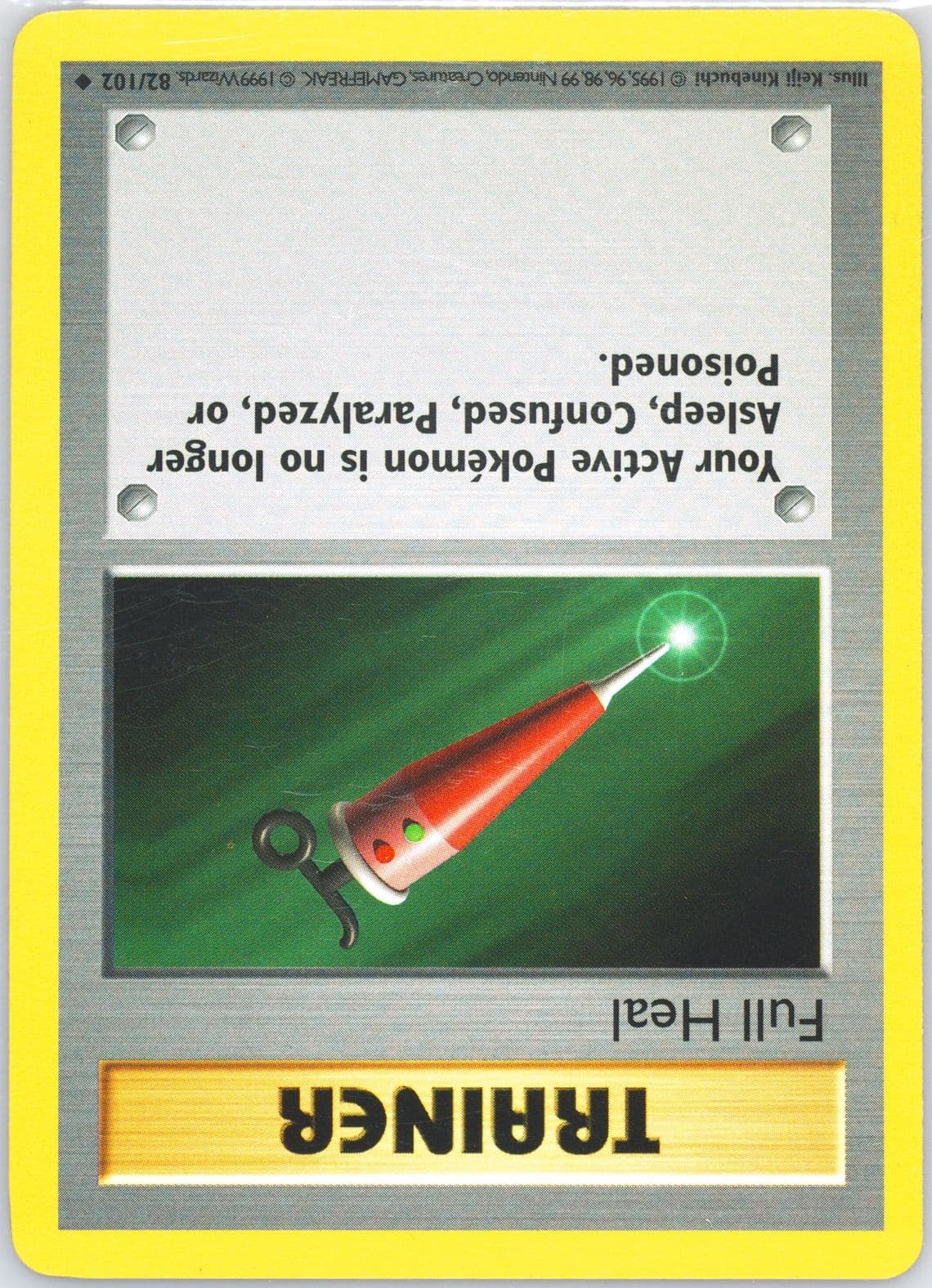 Full Heal Shadowless (82) 1999 Pokemon Game