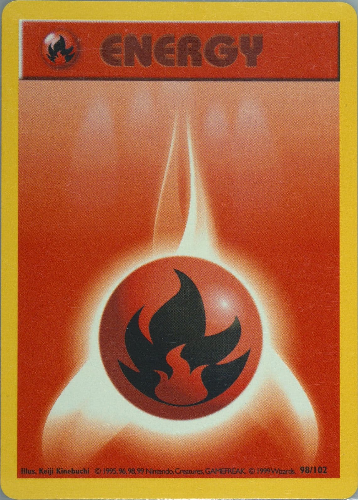 Fire Energy Shadowless (98) 1999 Pokemon Game