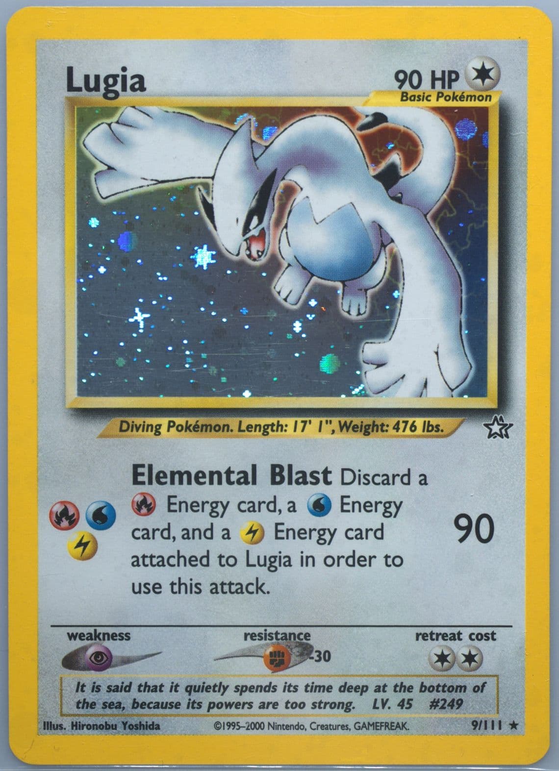 Lugia-Holo (9) 2000 Pokemon Neo Genesis