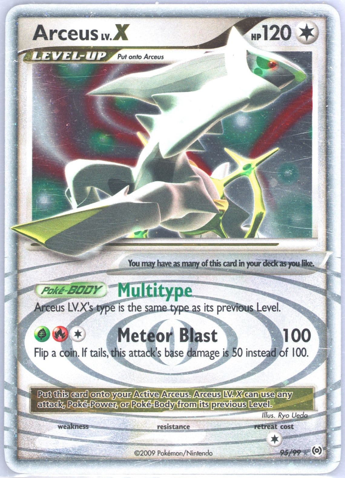 Arceus LV.X-Holo (95) 2009 Pokemon Platinum Arceus