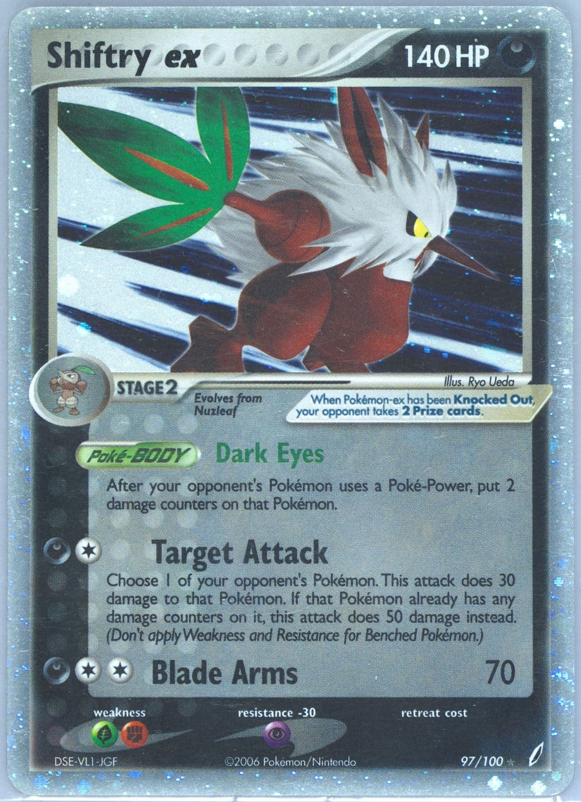 Shiftry EX-Holo (97) 2006 Pokemon EX Crystal Guardians