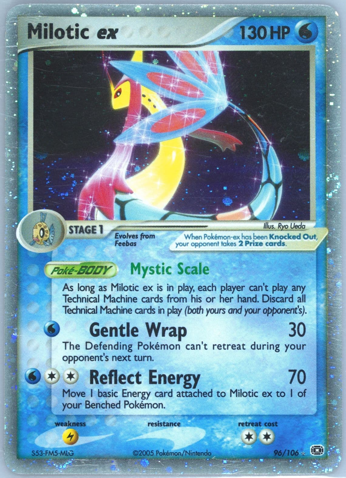 Milotic EX-Holo (96) 2005 Pokemon EX Emerald