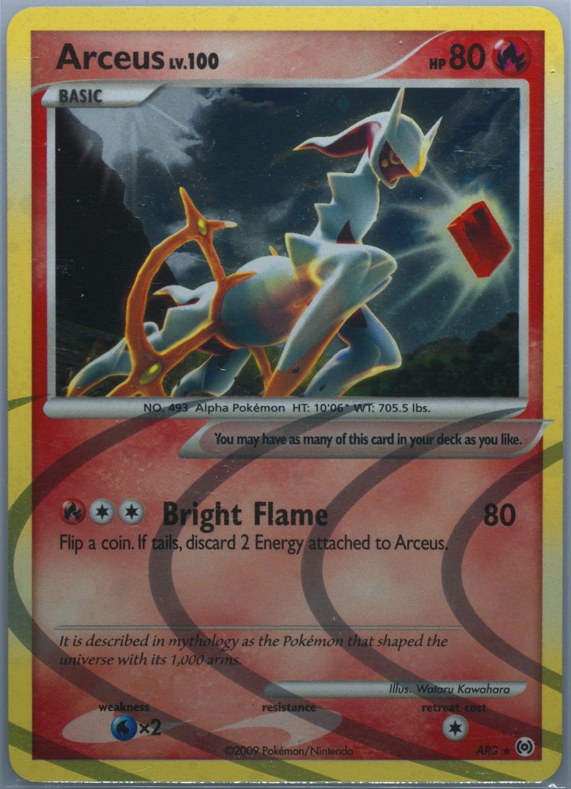 Arceus-Holo (AR3) 2009 Pokemon Platinum Arceus