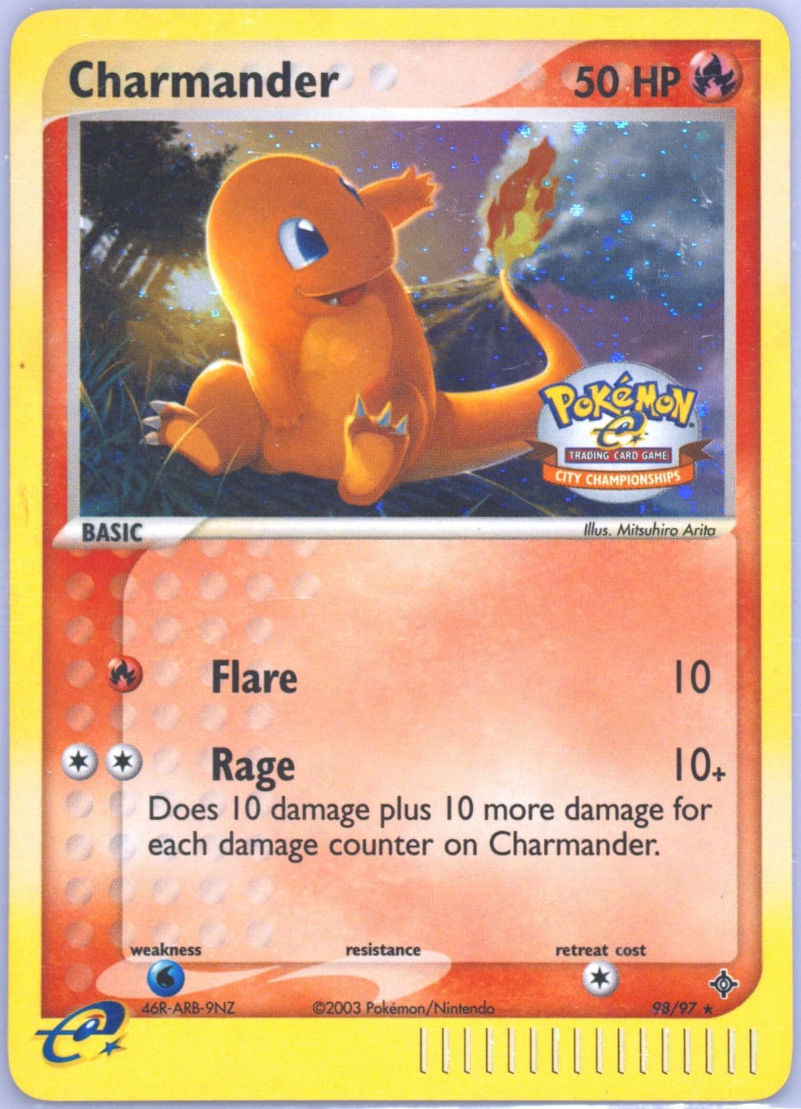 Charmander-Holo City Championships (98) 2003 Pokemon EX Dragon