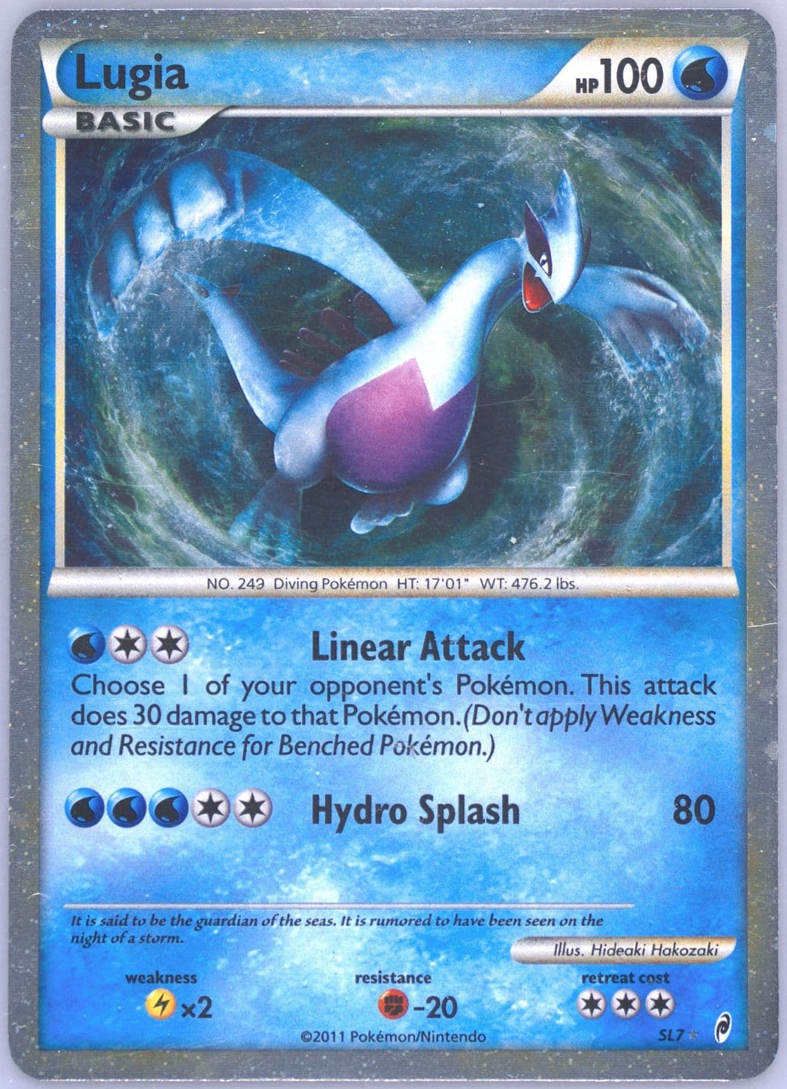 Lugia-Holo (SL7) 2011 Pokemon Call of Legends