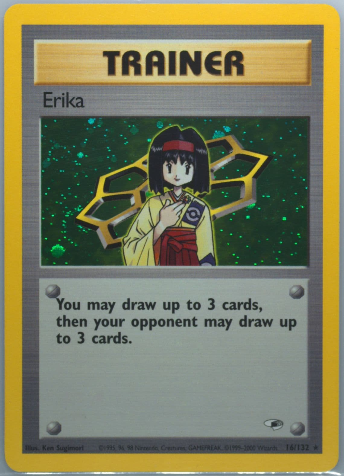 Erika-Holo (16) 2000 Pokemon Gym Heroes