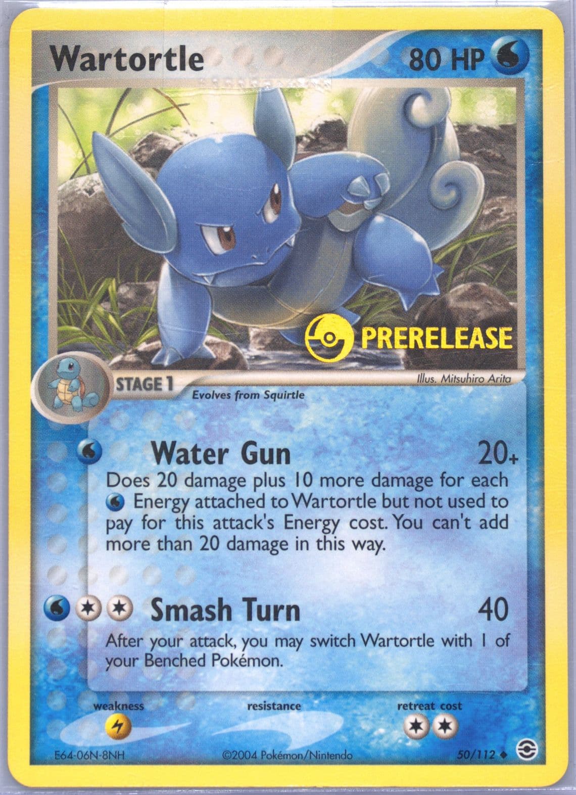 Wartortle Prerelease (50) 2004 Pokemon EX Fire Red & Leaf Green