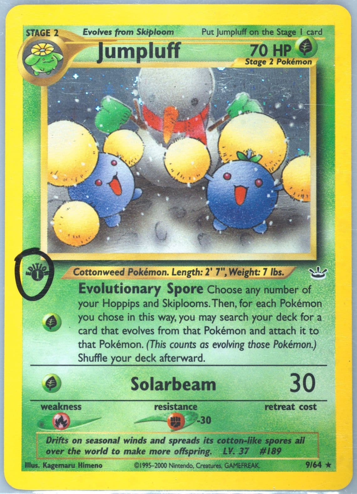 Jumpluff-Holo (9) 2001 Pokemon Neo Revelation 1st Edition