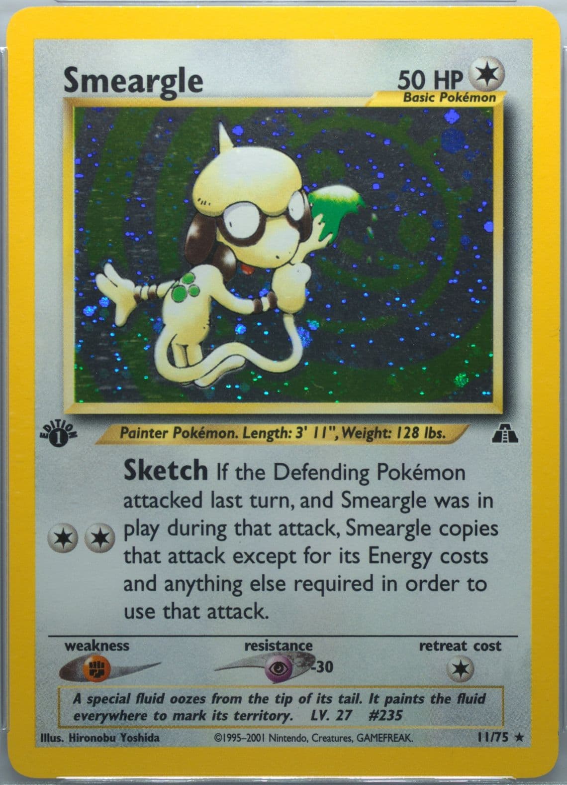 Smeargle-Holo 1st Edition (11) 2001 Pokemon Neo Discovery