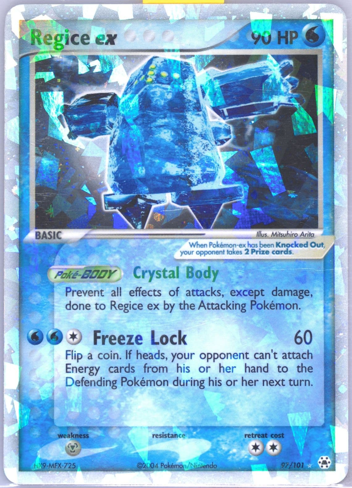 Regice EX-Holo (97) 2004 Pokemon EX Hidden Legends