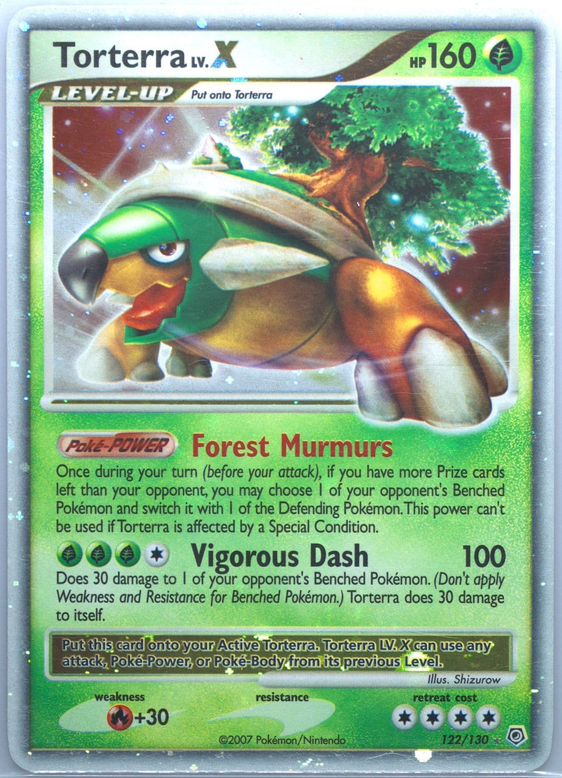 Torterra LV.X-Holo (122) 2007 Pokemon Diamond & Pearl