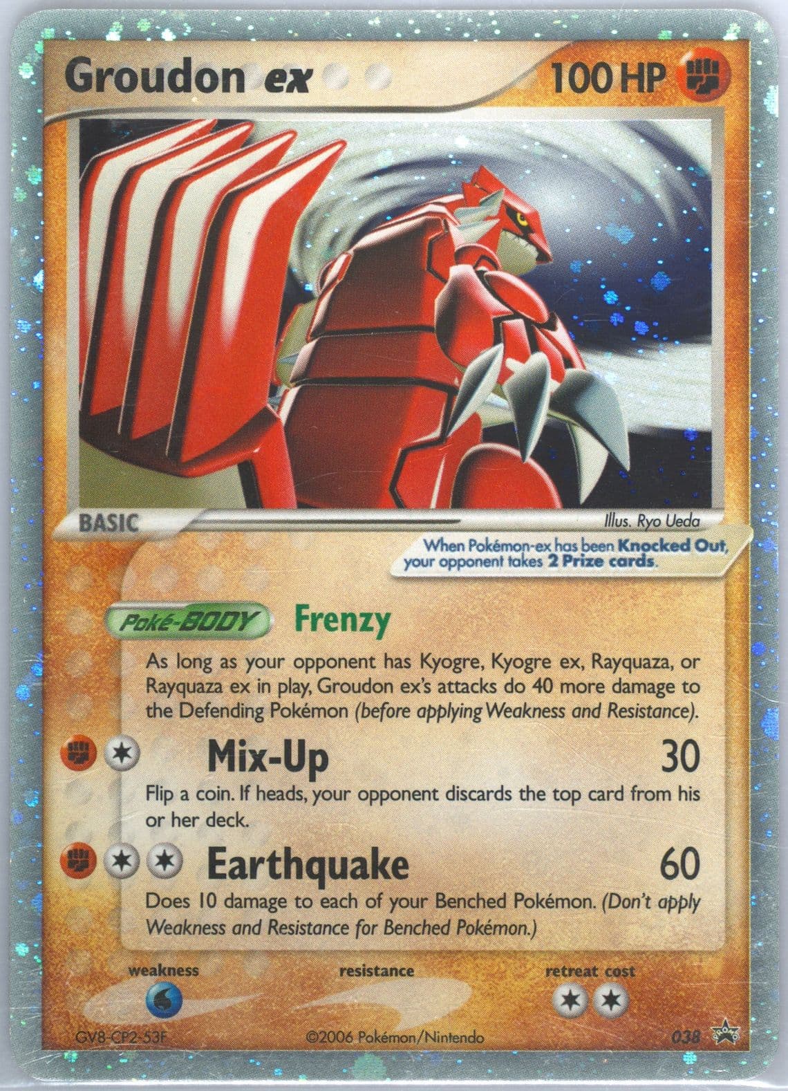 Groudon EX-Holo (038) 2006 Pokemon Black Star Promos