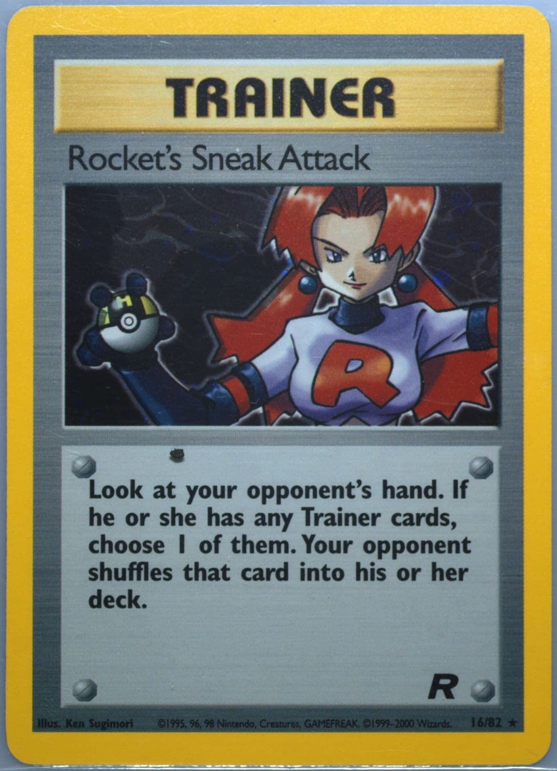 Rocket's Sneak Attack-Holo (16) 2000 Pokemon Rocket