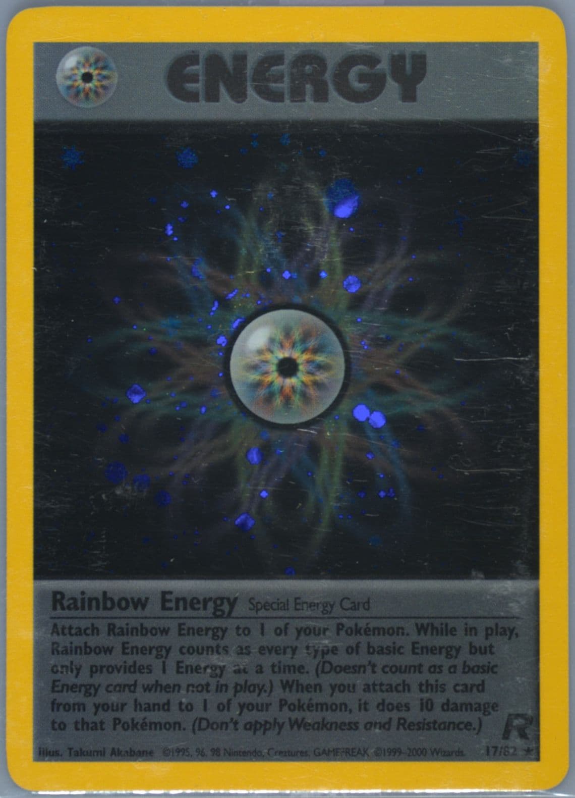 Rainbow Energy-Holo (17) 2000 Pokemon Rocket