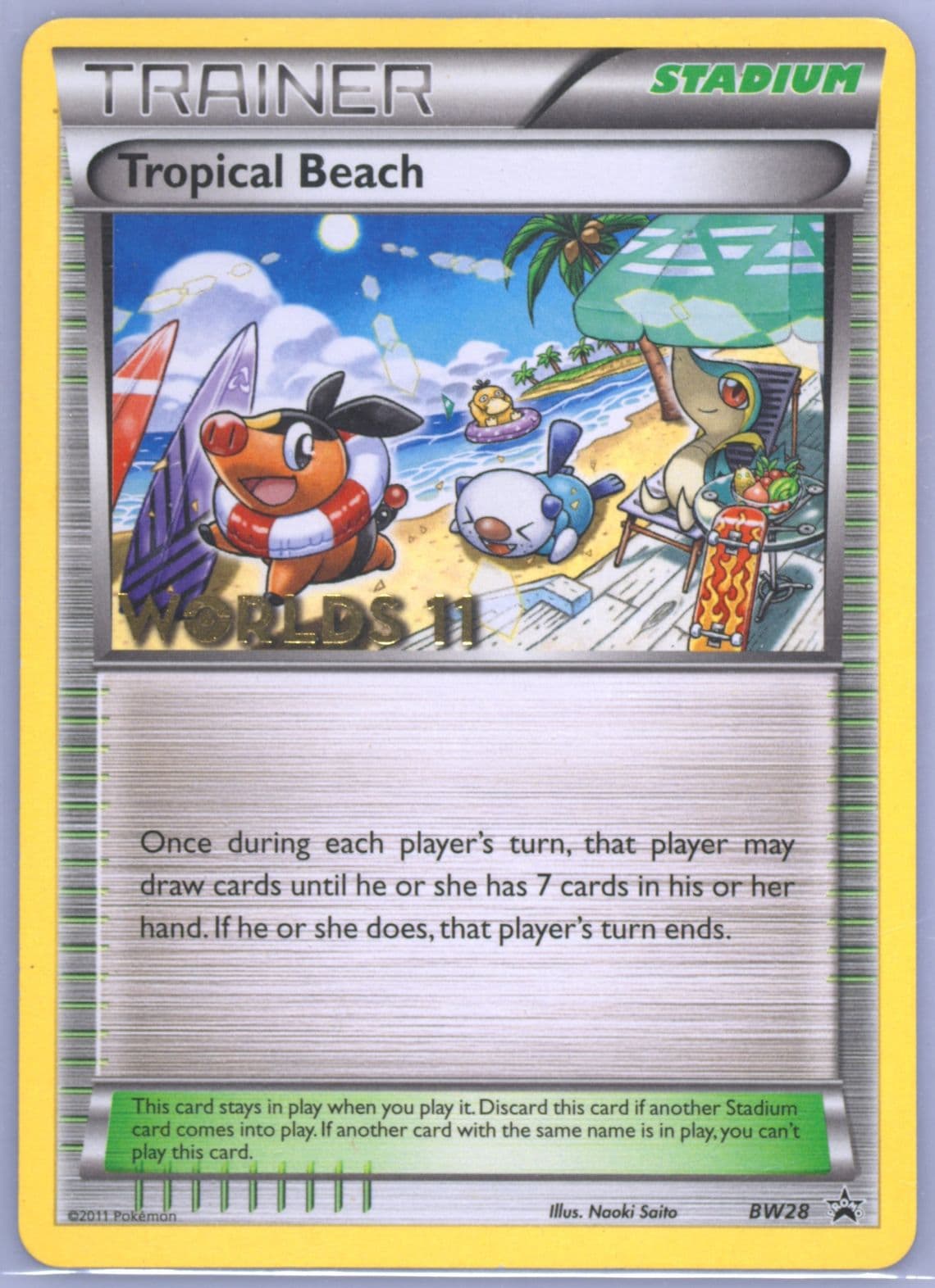 Tropical Beach (BW28) 2011 Pokemon World Championships Promo