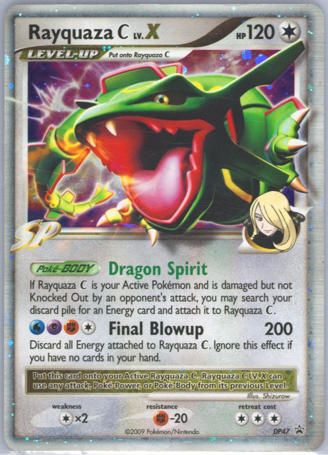 Rayquaza C LV.X-Holo (DP47) 2009 Pokemon Diamond & Pearl Black Star Promo
