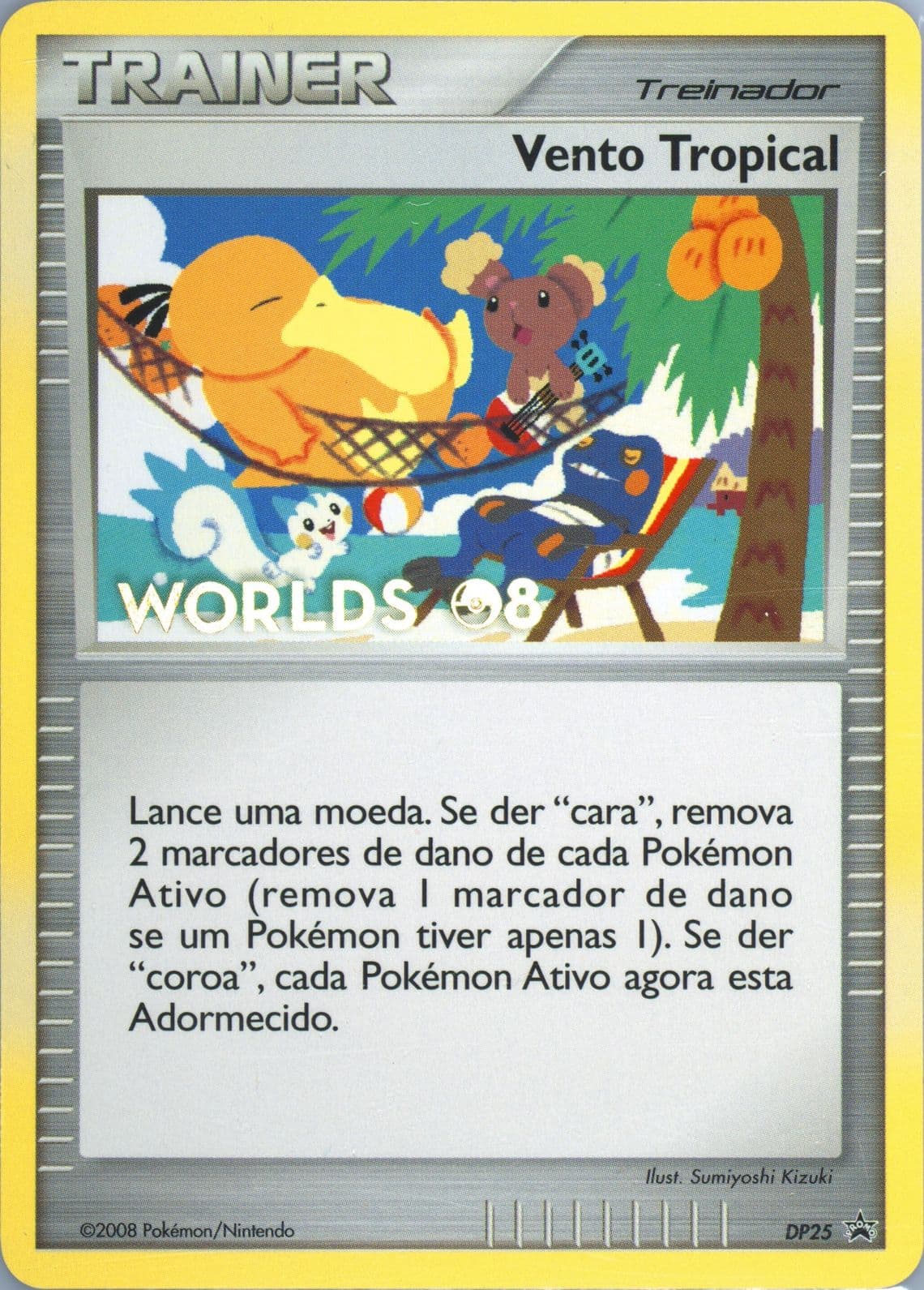 Tropical Wind Portuguese (DP25) 2008 Pokemon Diamond & Pearl World 08 Promo