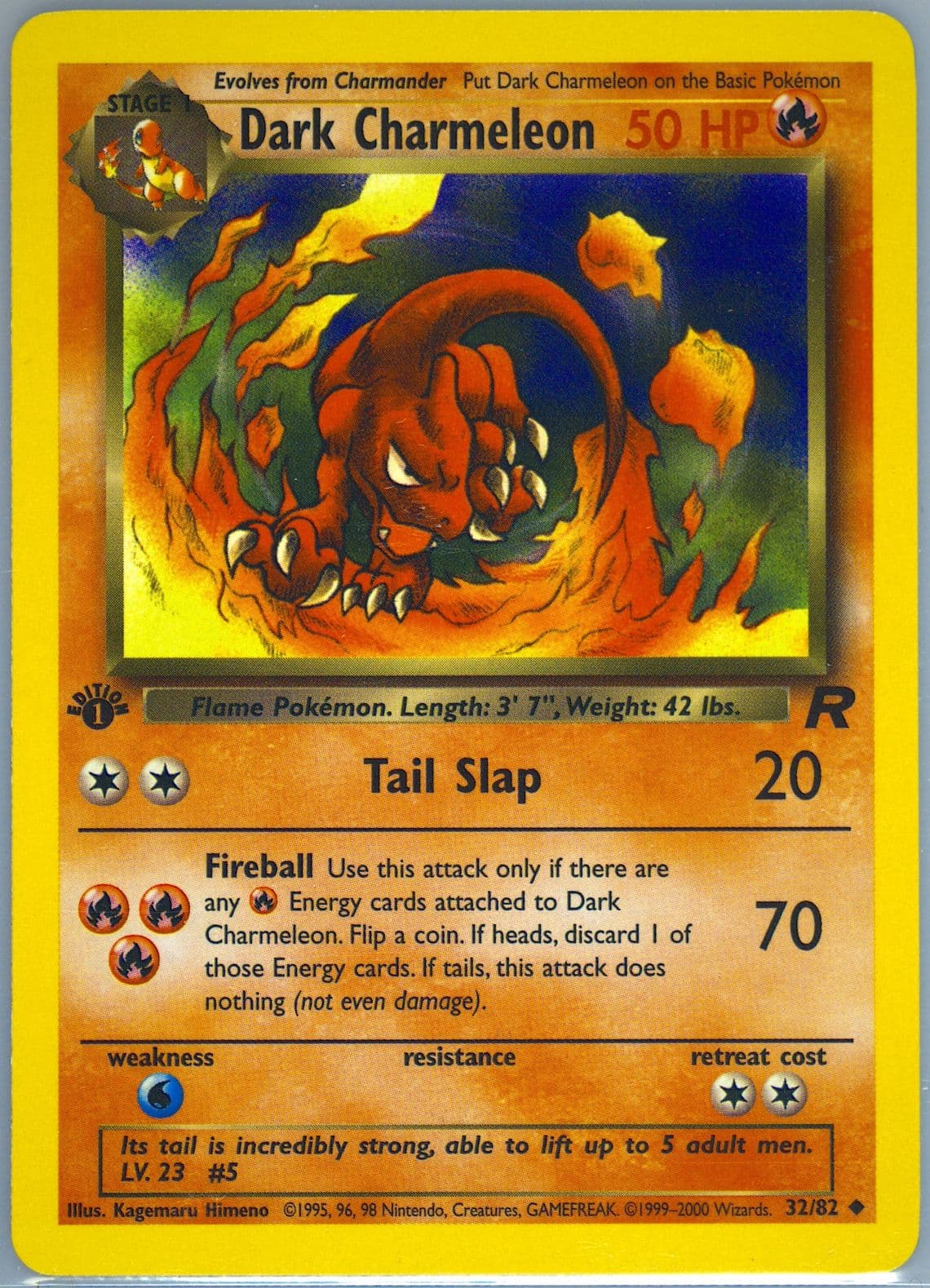 Dark Charmeleon 1st Edition (32) 2000 Pokemon Rocket