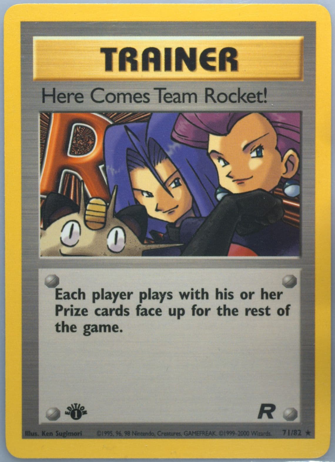 Here Comes Team Rocket! 1st Edition (71) 2000 Pokemon Rocket