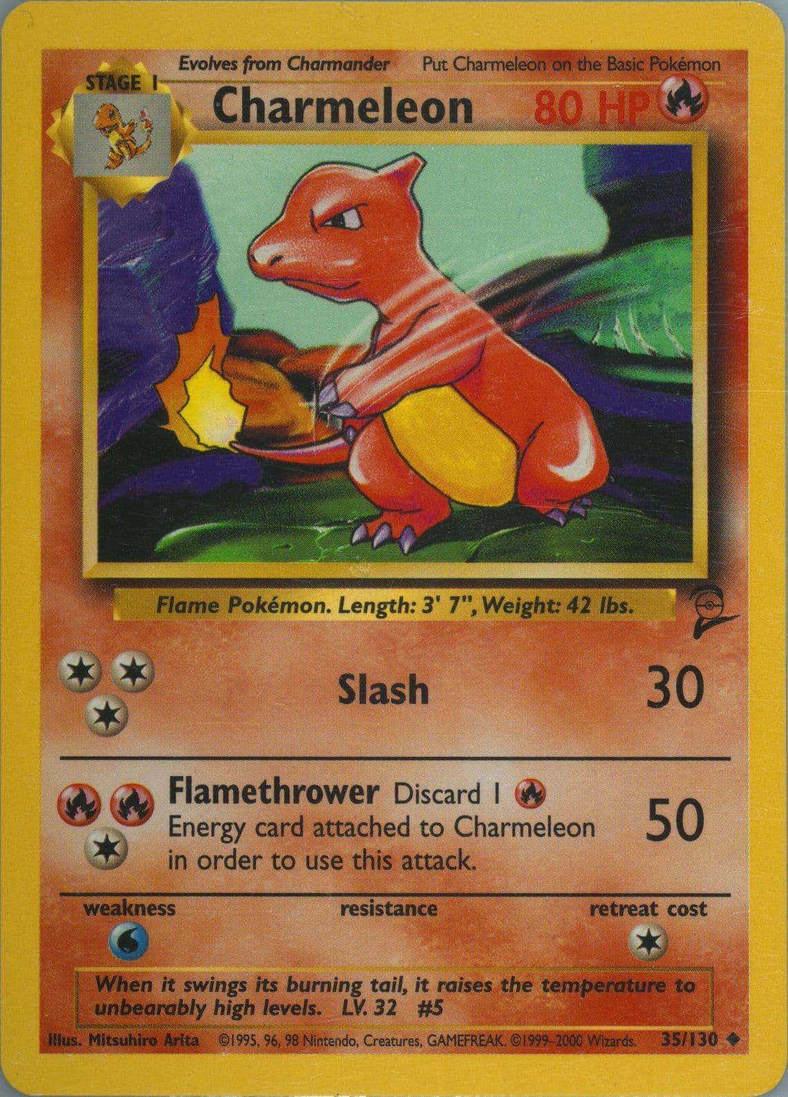 Charmeleon (35) 2000 Pokemon Game Base II