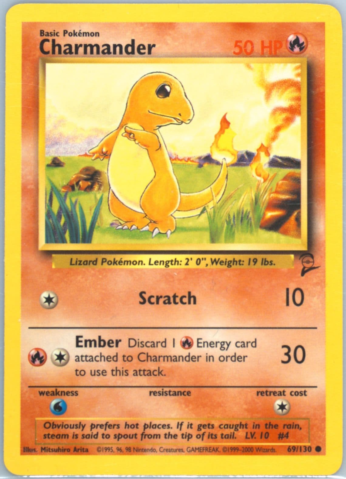 Charmander (69) 2000 Pokemon Game Base II