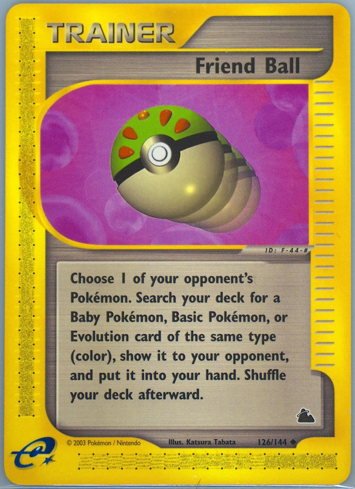Friend Ball (126) 2003 Pokemon Skyridge