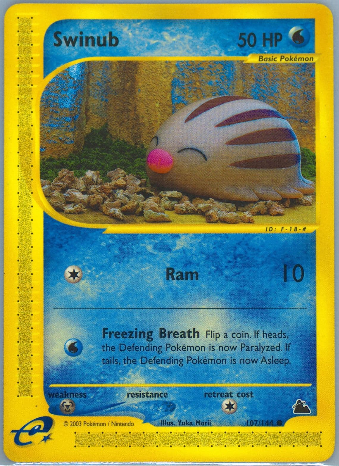 Swinub (107) 2003 Pokemon Skyridge