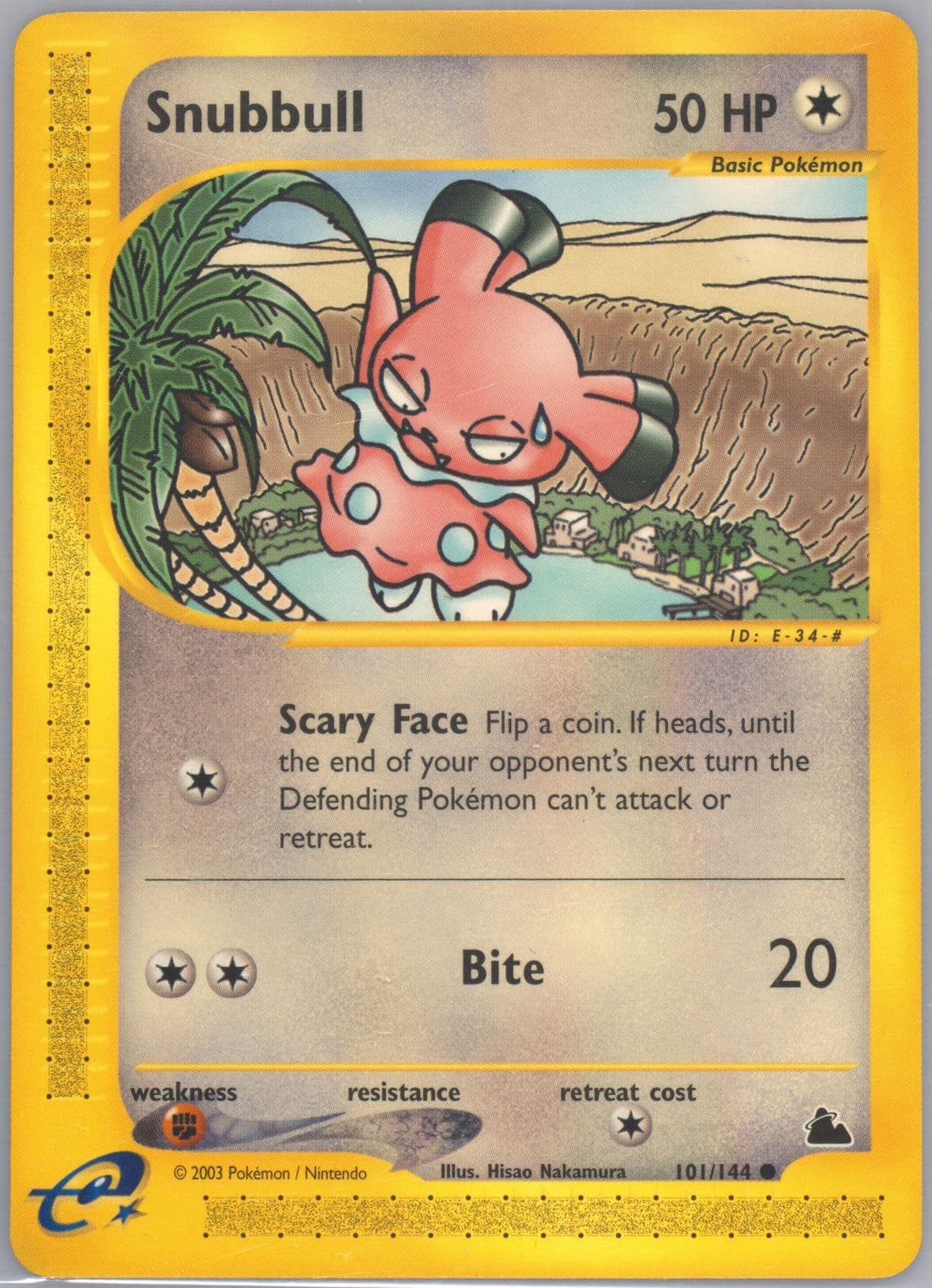 Snubbull (101) 2003 Pokemon Skyridge