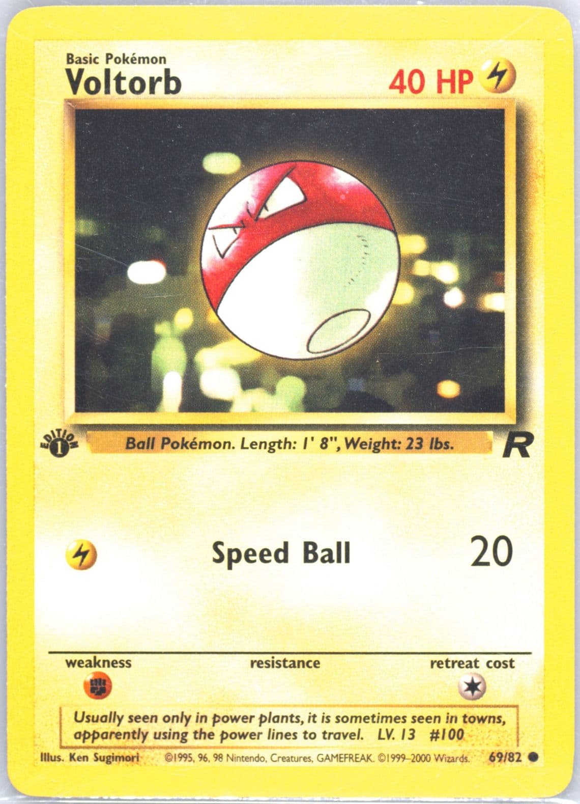 Voltorb 1st Edition (69) 2000 Pokemon Rocket