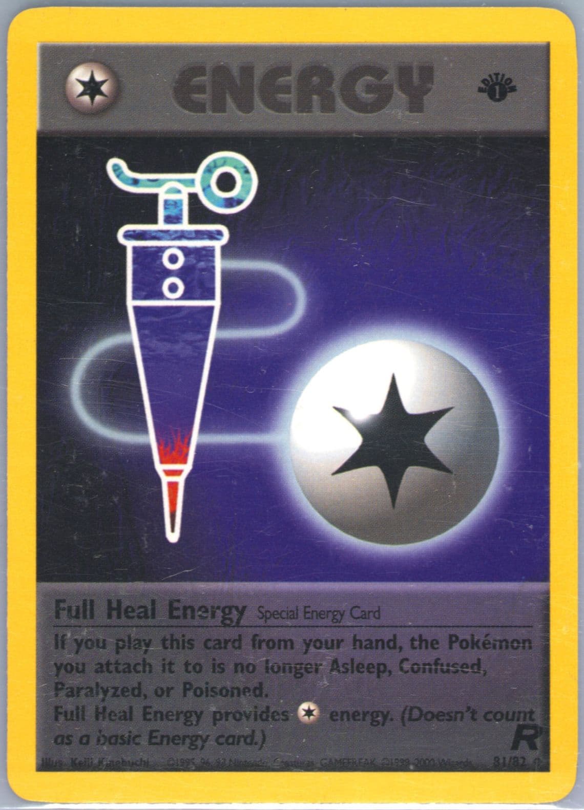 Full Heal Energy 1st Edition (81) 2000 Pokemon Rocket