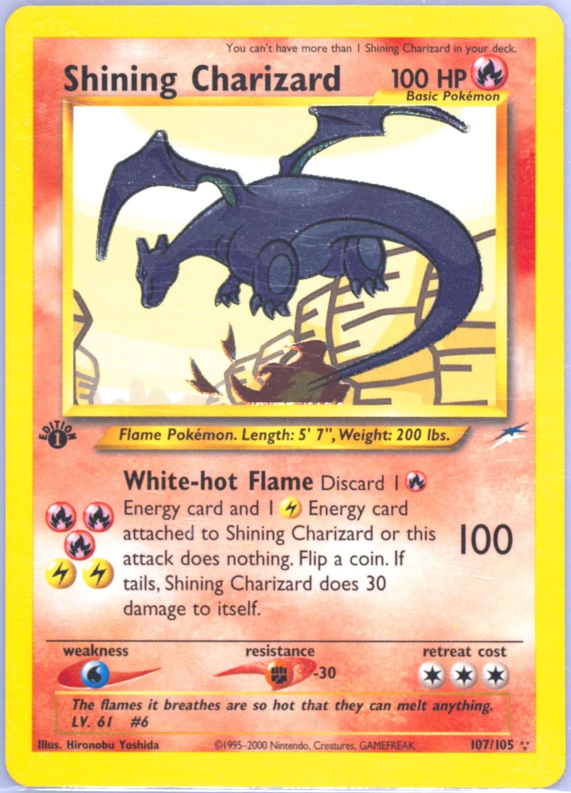 Shining Charizard 1st Edition (107) 2002 Pokemon Neo Destiny