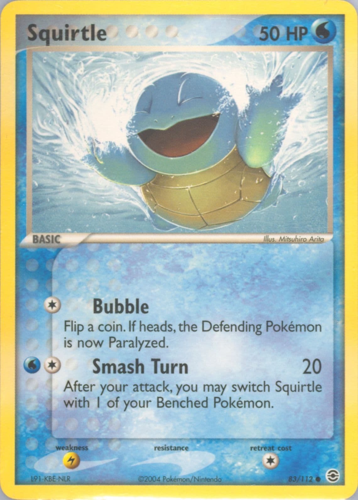 Squirtle (83) 2004 Pokemon EX Fire Red & Leaf Green