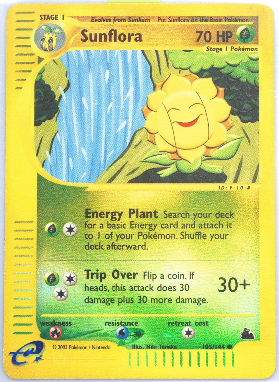 Sunflora-Reverse Foil (105) 2003 Pokemon Skyridge