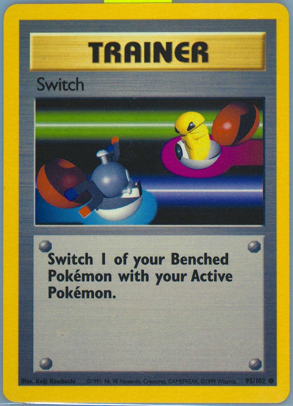 Switch Trainer Deck B (95) 1999 Pokemon Game