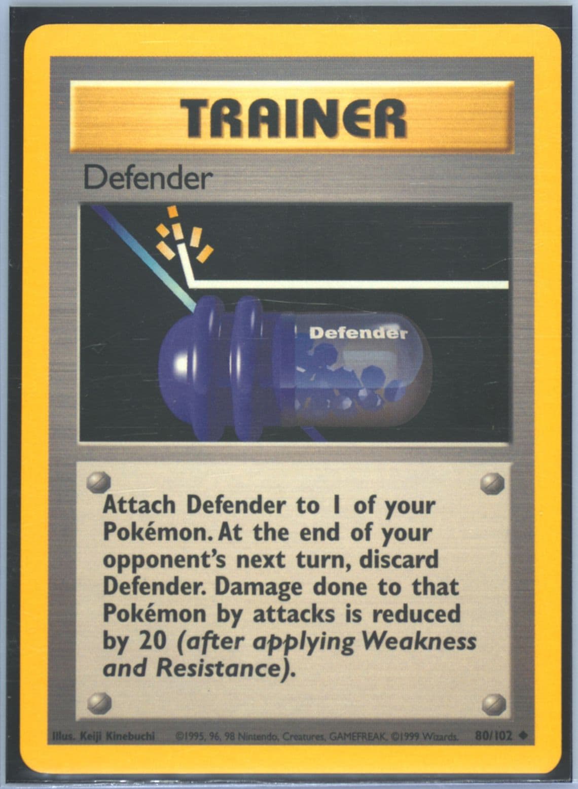 Defender Trainer Deck A (80) 1999 Pokemon Game