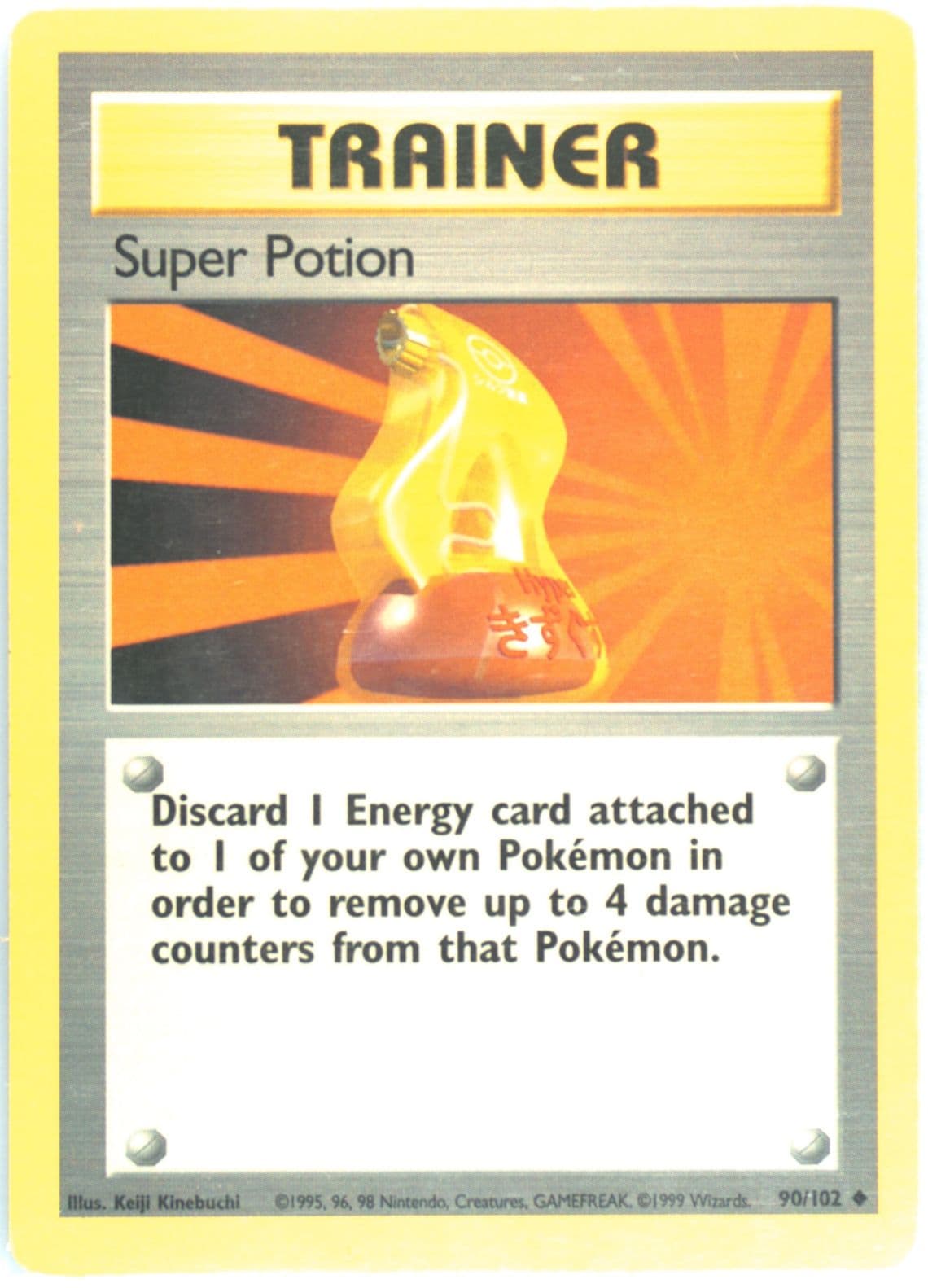 Super Potion Trainer Deck A (90) 1999 Pokemon Game