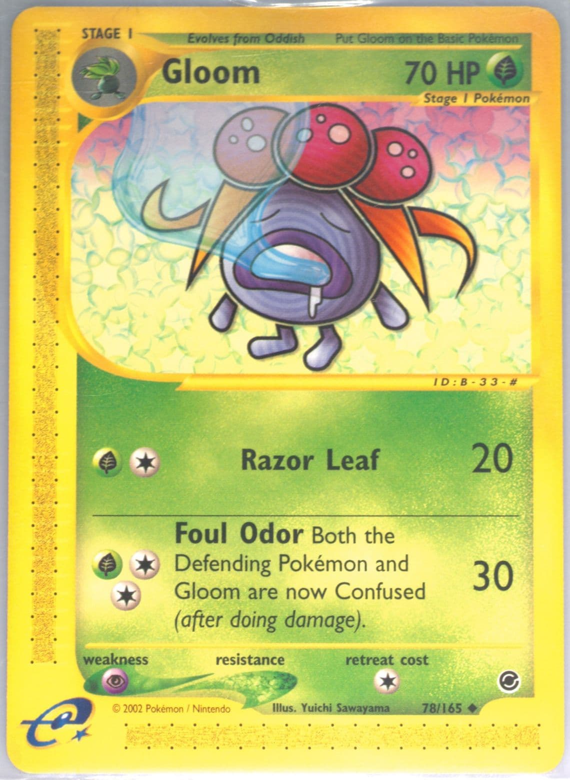 Gloom (78) 2002 Pokemon Expedition