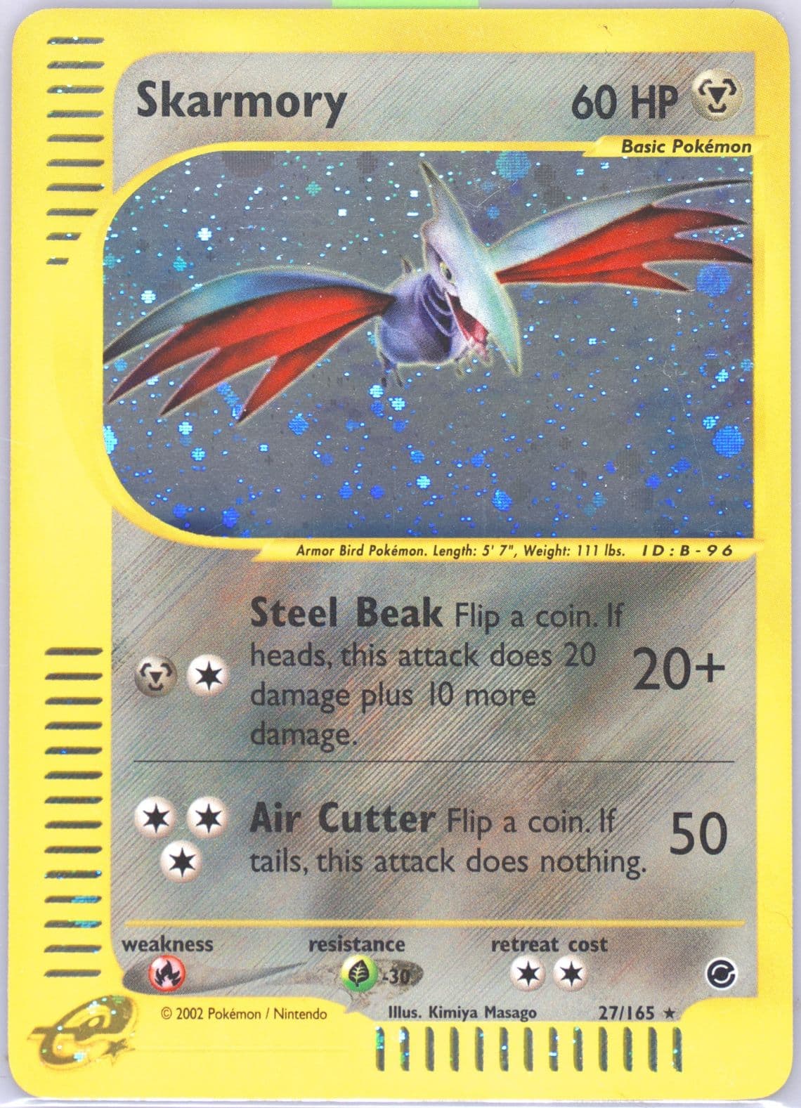 Skarmory-Holo (27) 2002 Pokemon Expedition