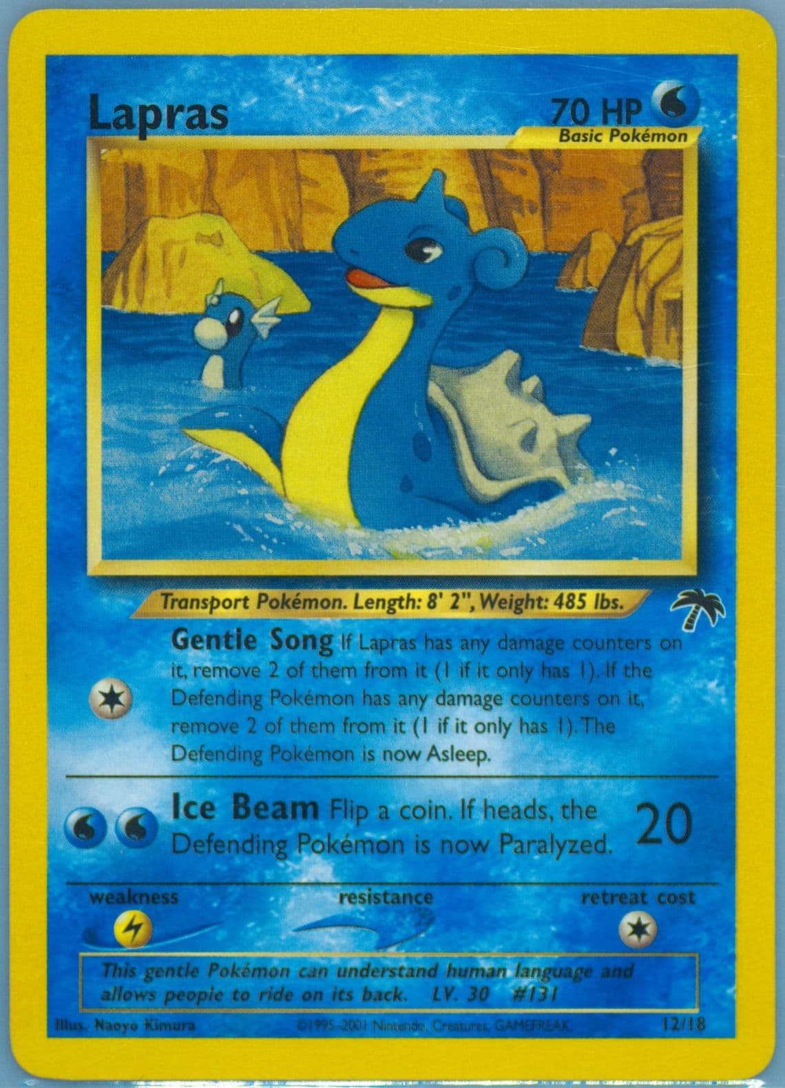 Lapras (12) 2001 Pokemon Southern Islands Promo