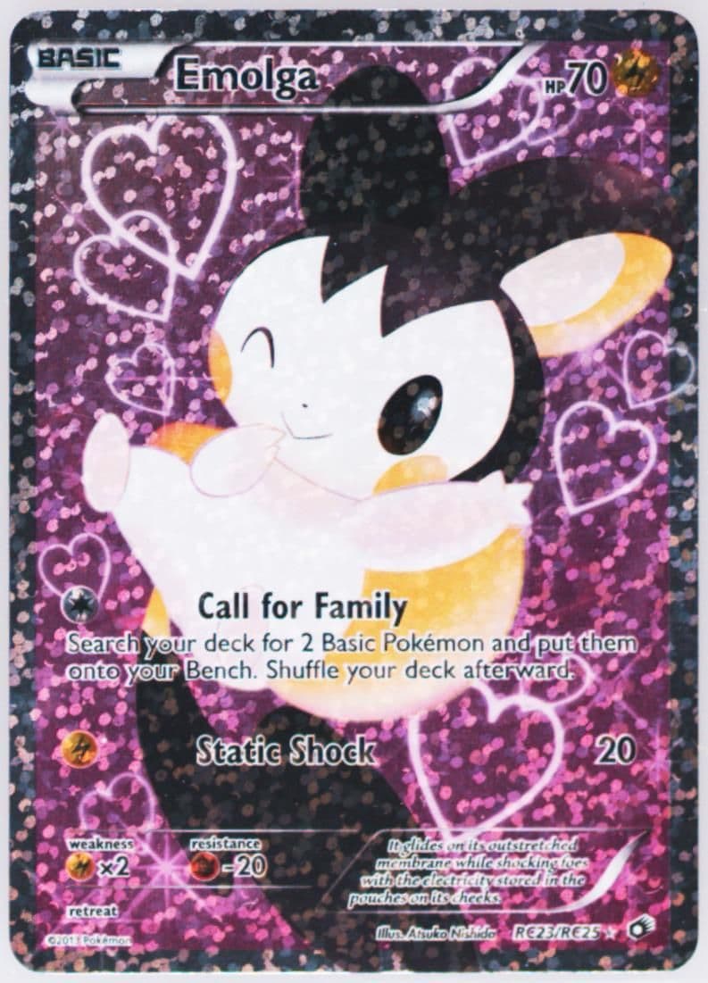 Full Art/Emolga (RC23) 2013 Pokemon Black & White Legendary Treasures Radiant Collection