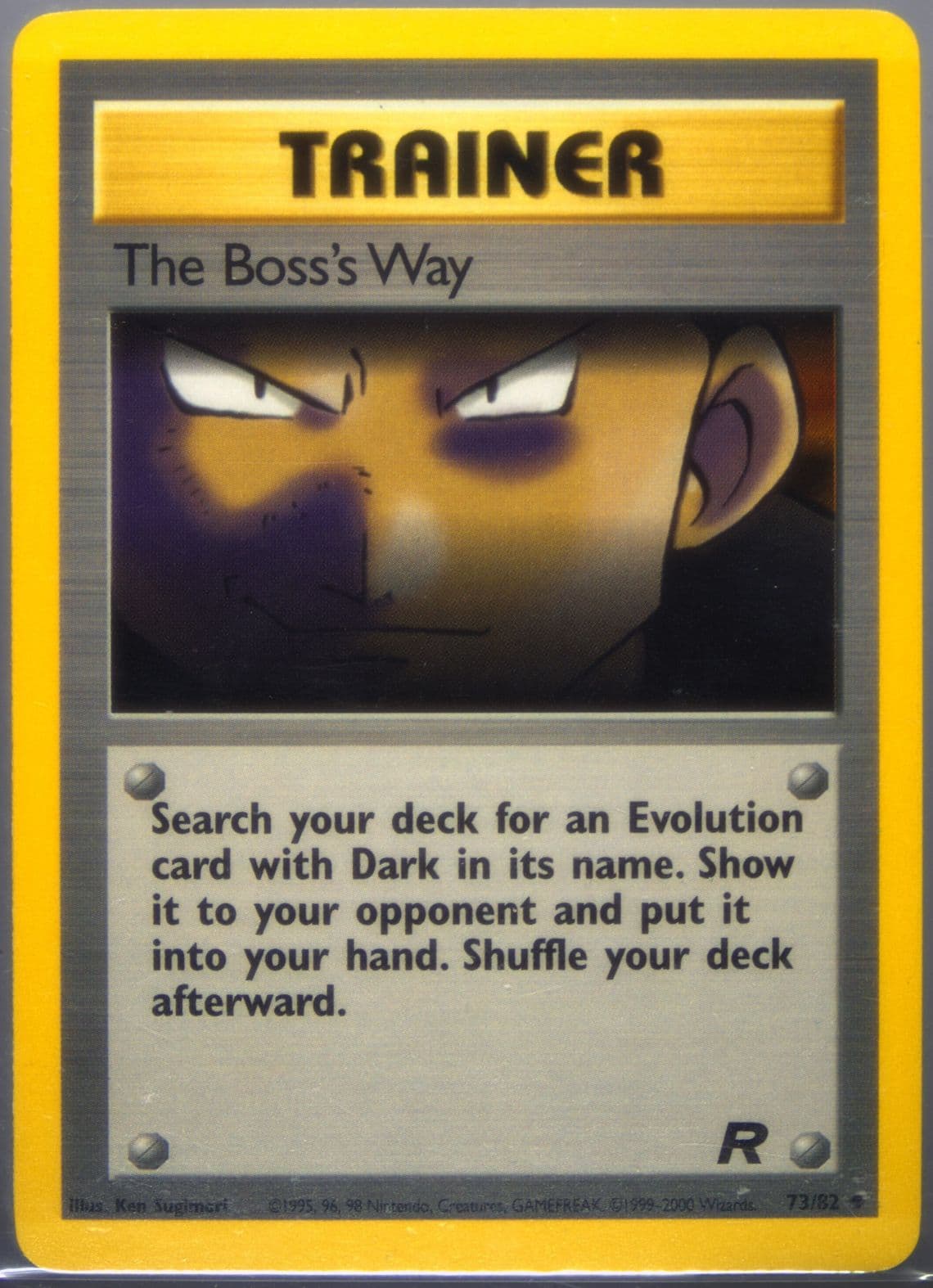 The Boss's Way (73) 2000 Pokemon Rocket