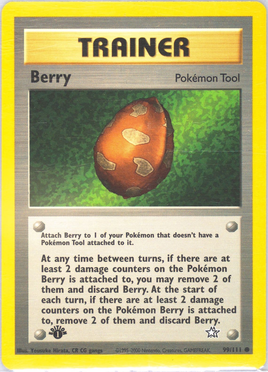 Berry (99) 2000 Pokemon Neo Genesis 1st Edition