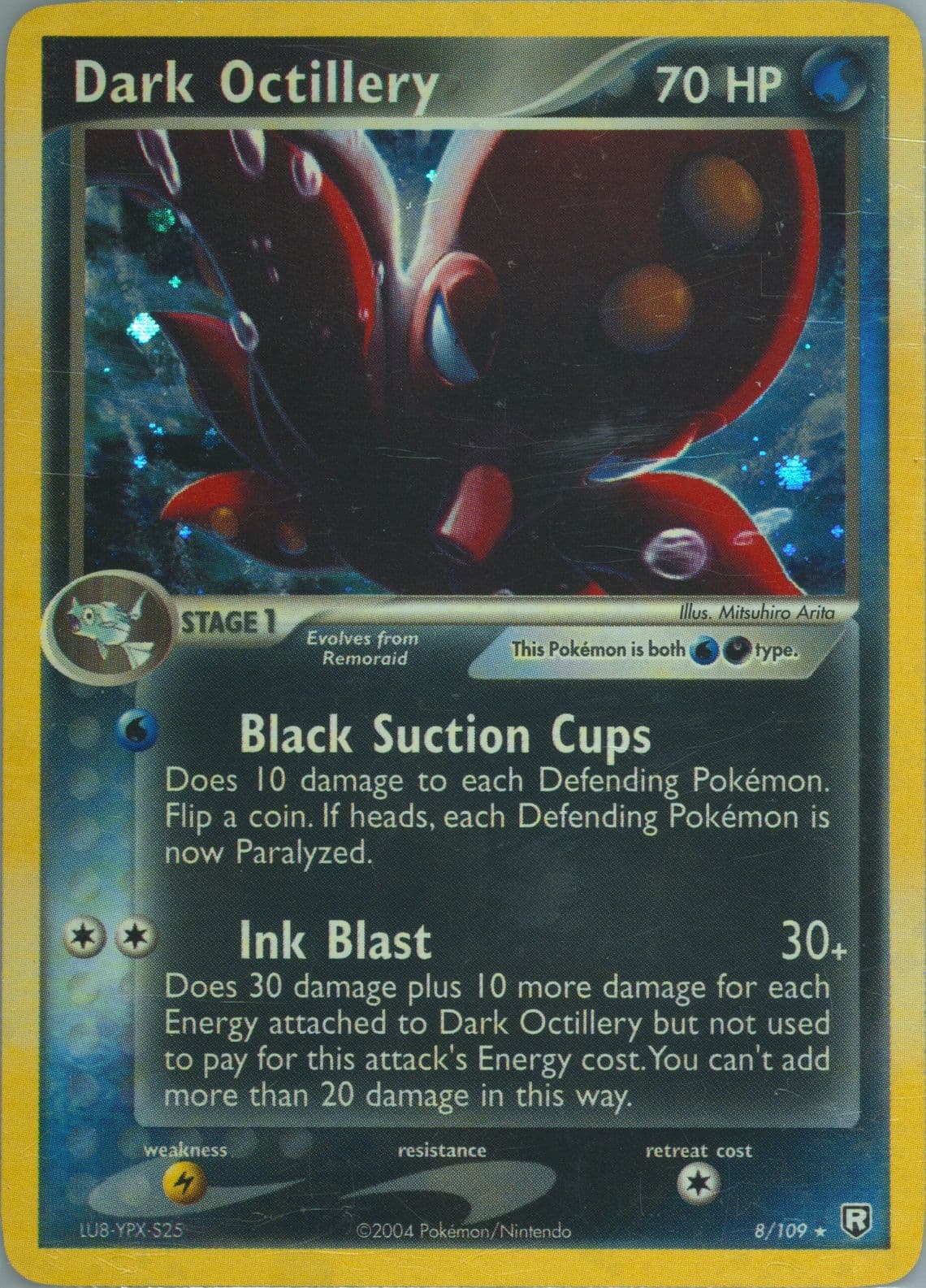 Dark Octillery-Holo (8) 2004 Pokemon EX Team Rocket Returns