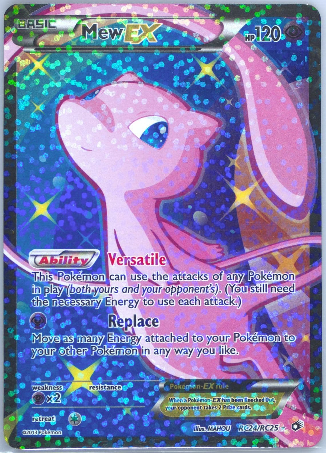 Full Art/Mew EX (RC24) 2013 Pokemon Black & White Legendary Treasures Radiant Collection