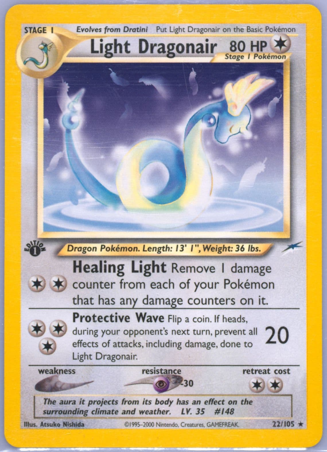 Light Dragonair 1st Edition (22) 2002 Pokemon Neo Destiny