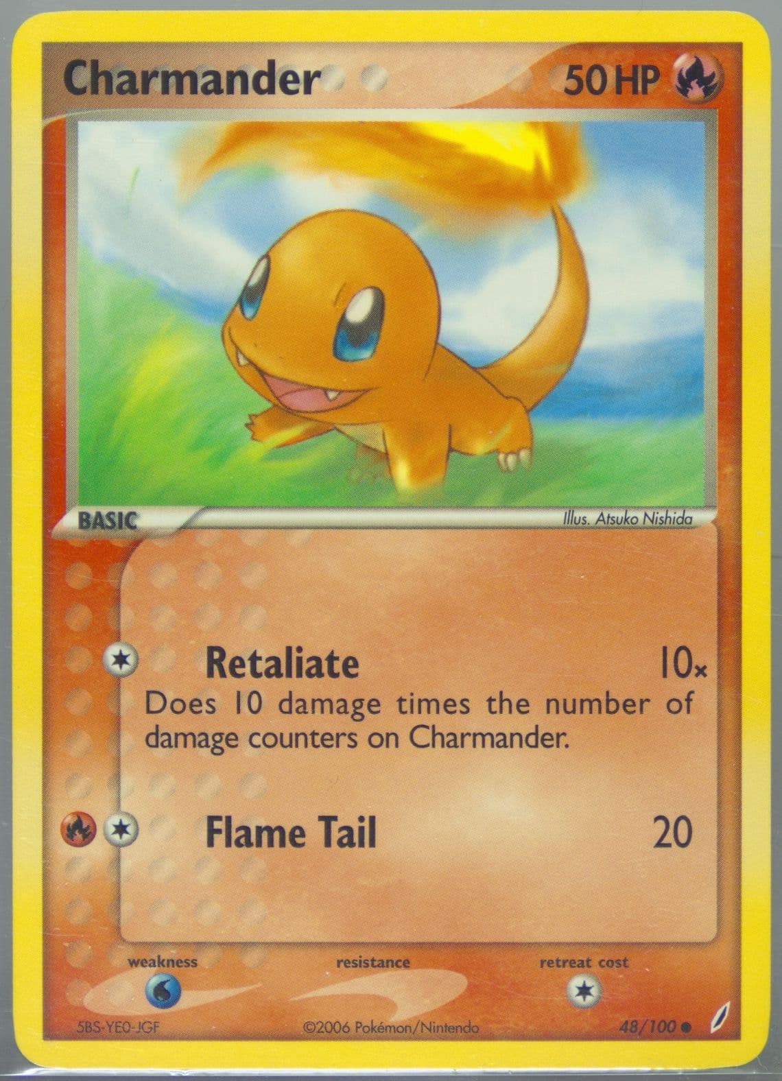 Charmander (48) 2006 Pokemon EX Crystal Guardians
