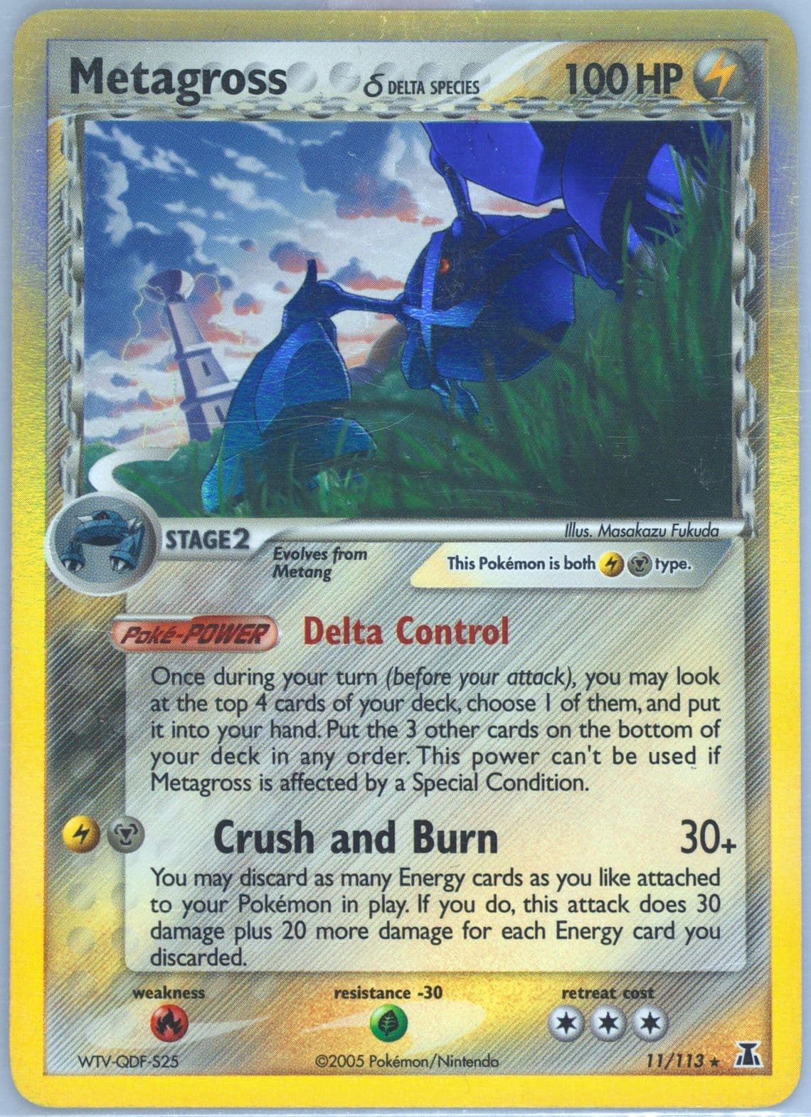 Metagross-Holo (11) 2005 Pokemon EX Delta Species